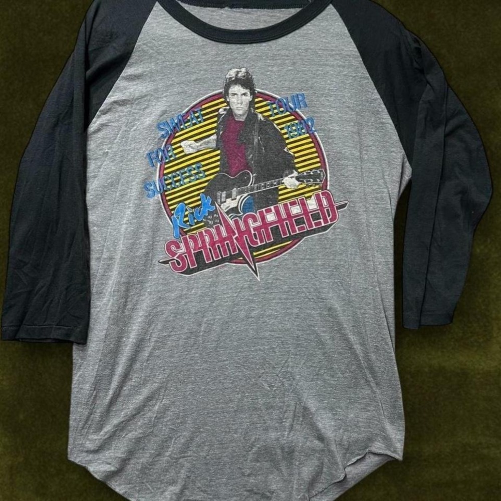 Vintage 1982 Rick Springfield Tour Shirt - Modern Size L